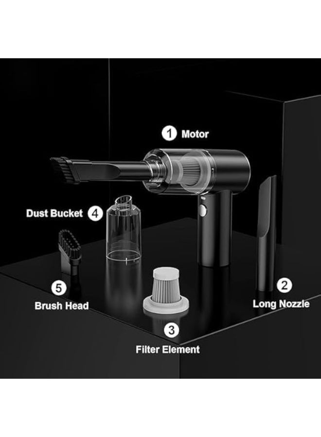 جامايكا مكنسة كهربائية محمولة باليد Jamaky® JMK1600 – قوة شفط عملية للتنظيف السريع في أي مكان - Image 2